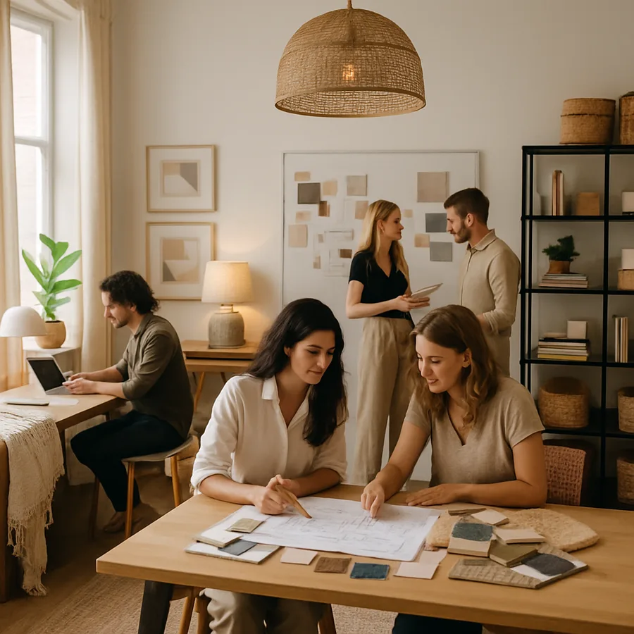 Behind the Scenes: A Day in an Innovative Interior Design Studio